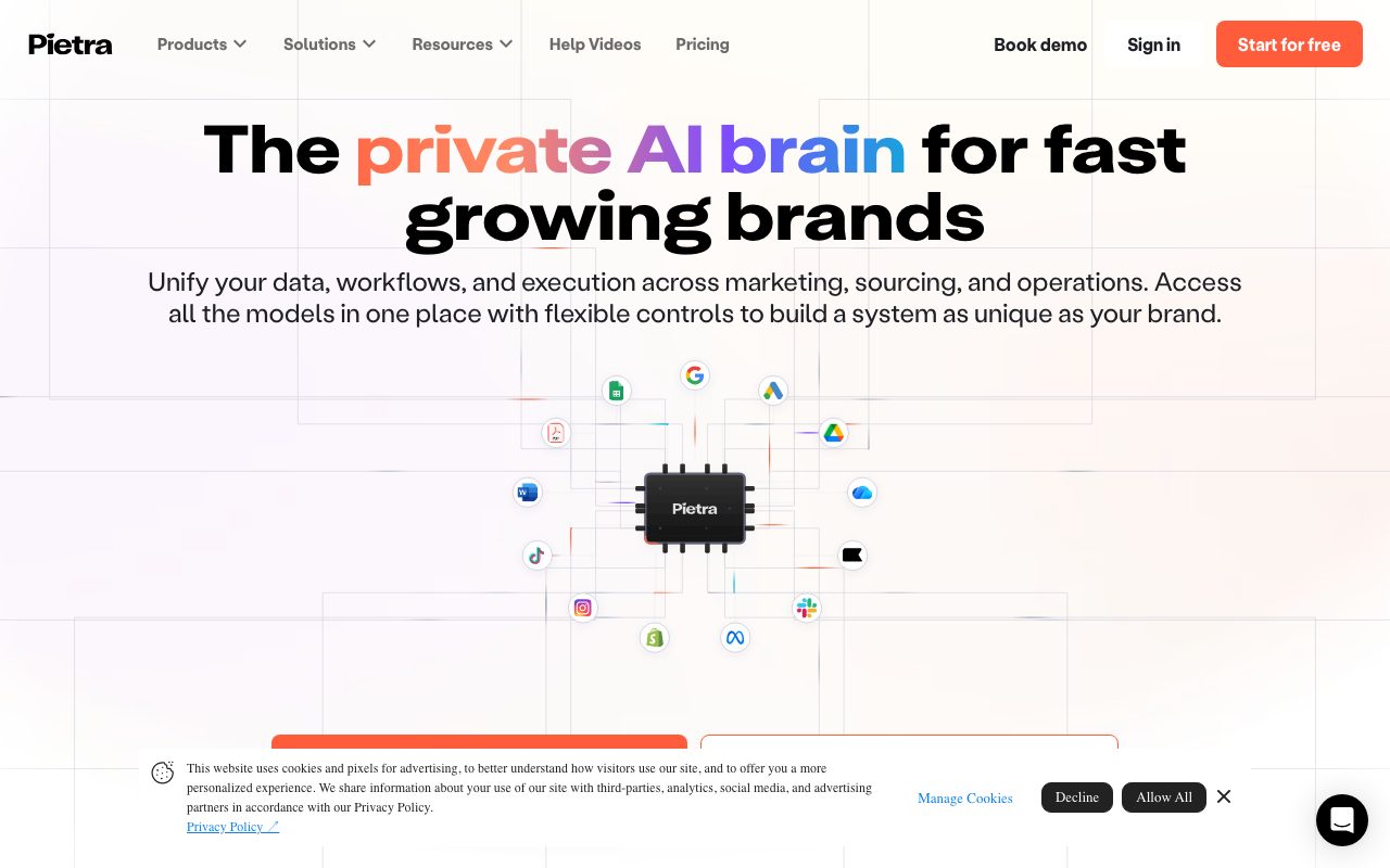 Pietra website