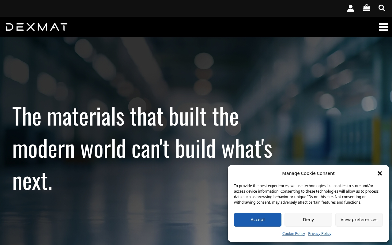DexMat website