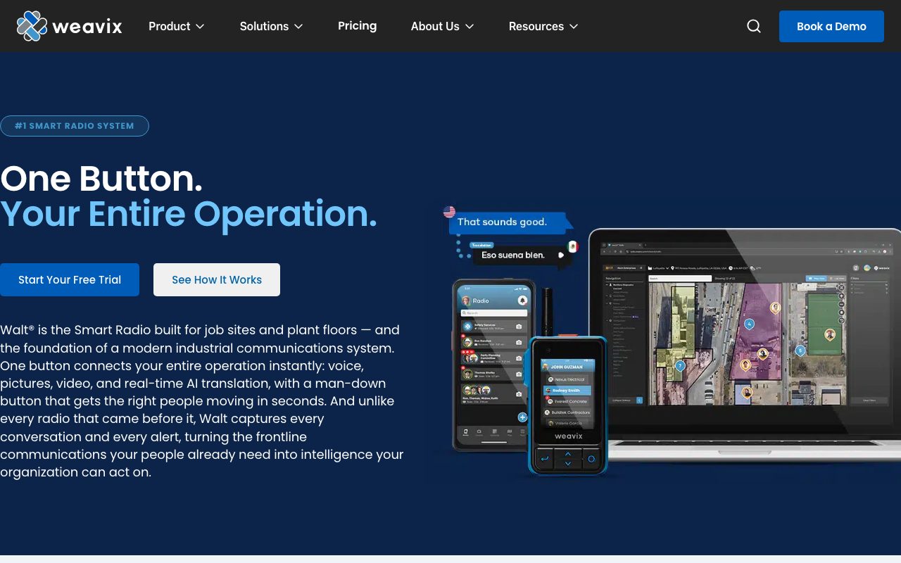 Weavix™ website