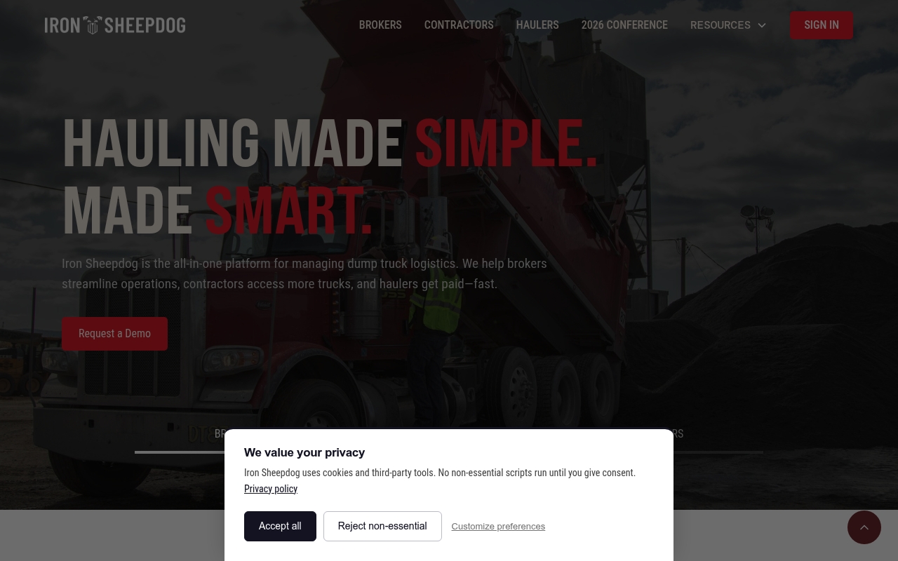 Iron Sheepdog website