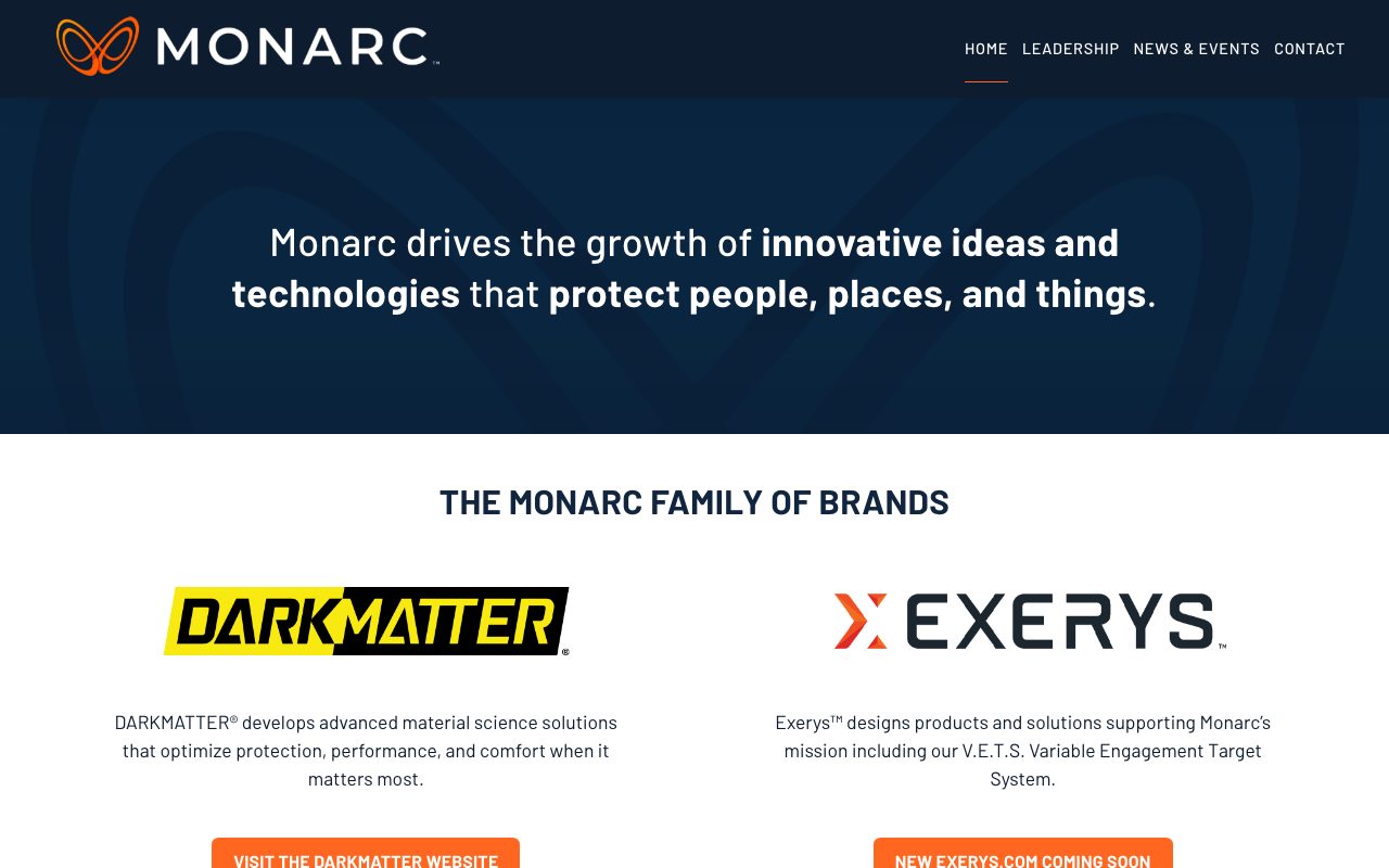 Monarc Holdings website