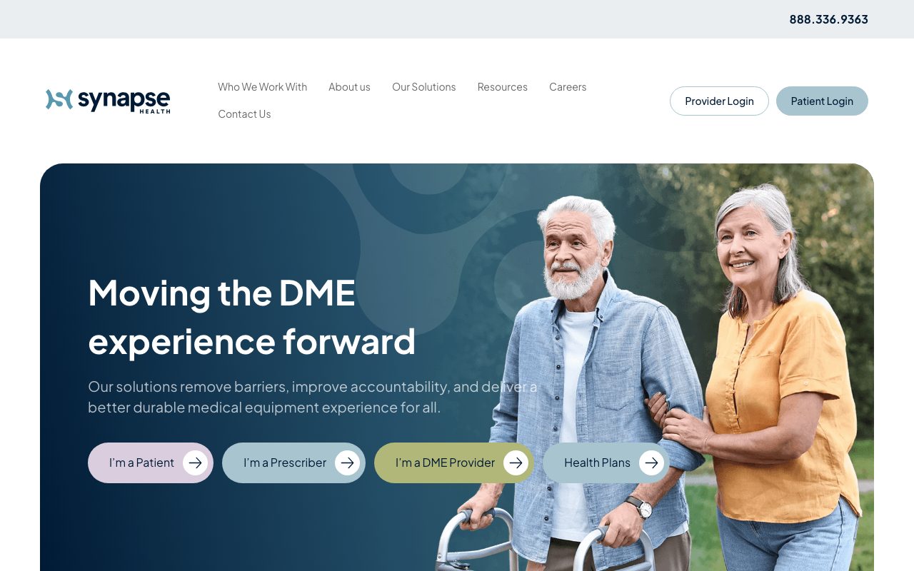 Synapse Health website
