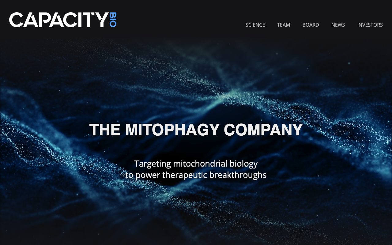 Capacity Bio website