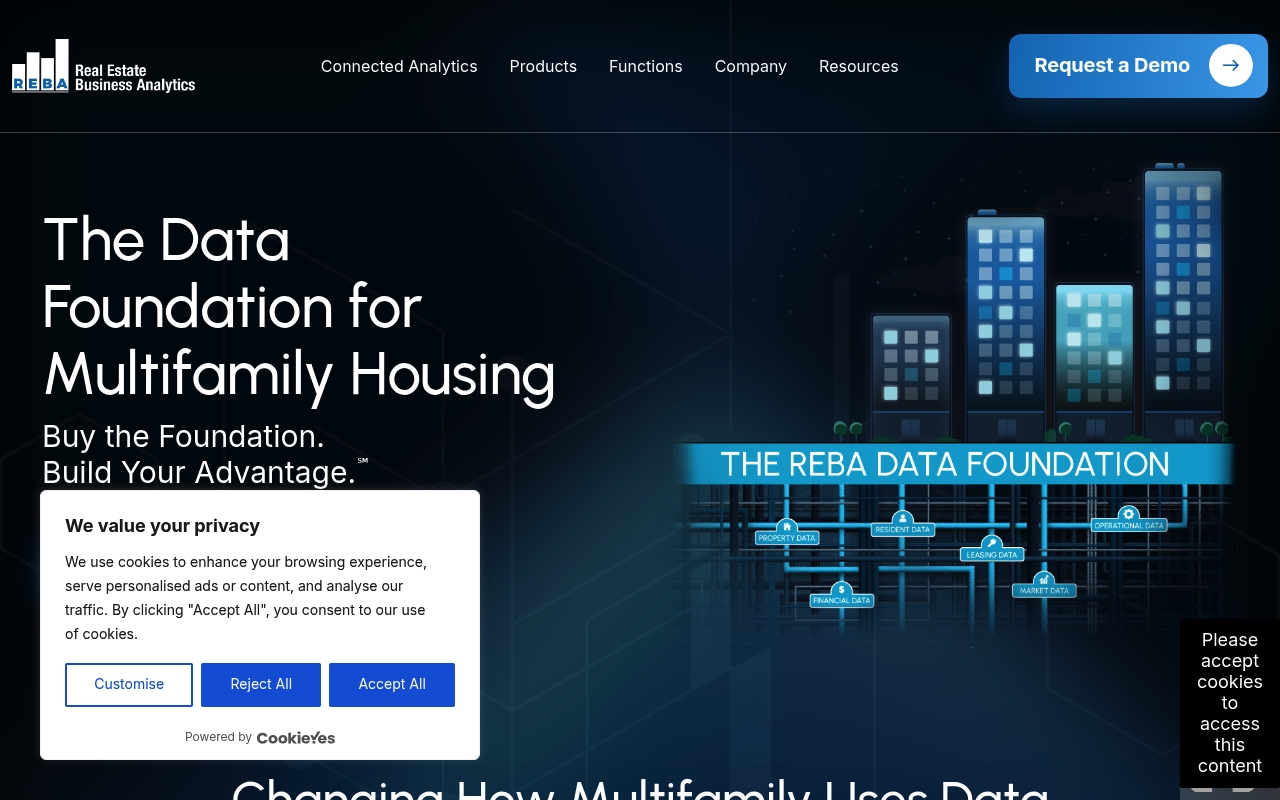 Real Estate Business Analytics website