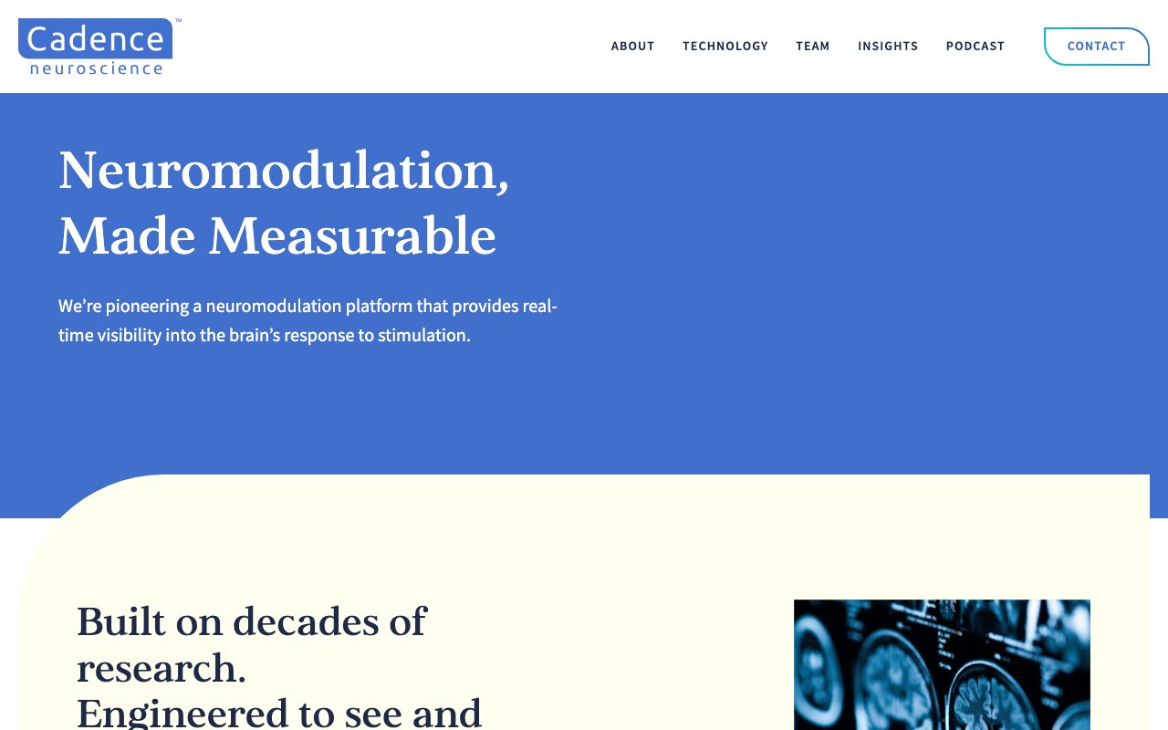 Cadence Neuroscience website