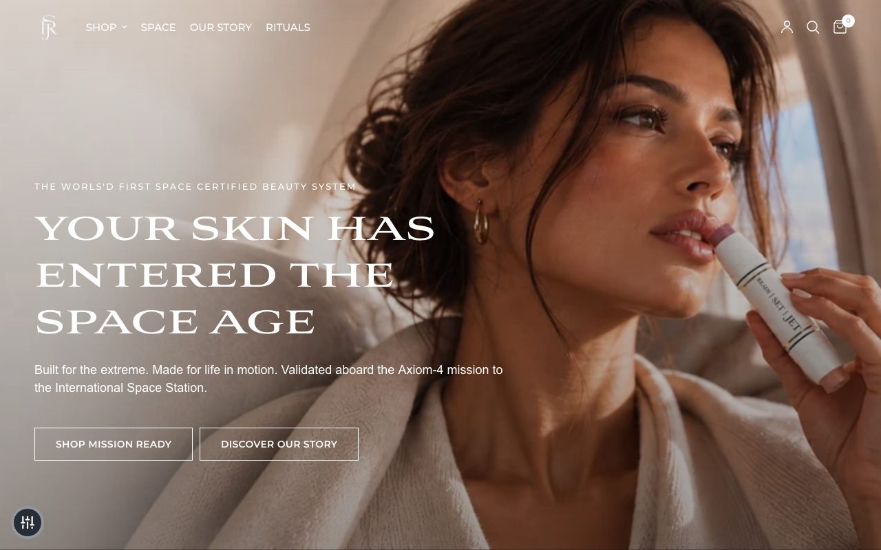 Ready Set Jet website