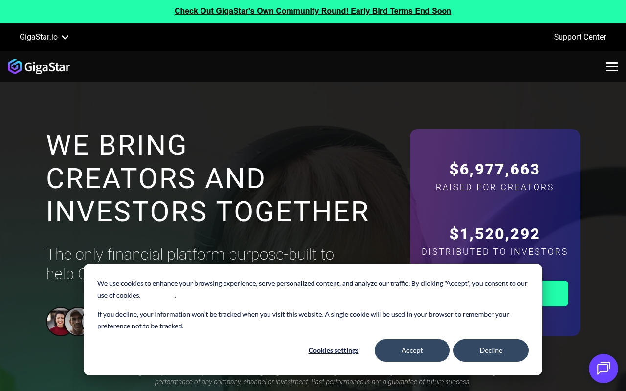 GigaStar website