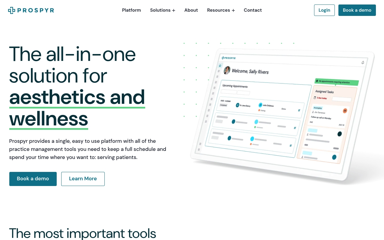 Prospyr Medical website