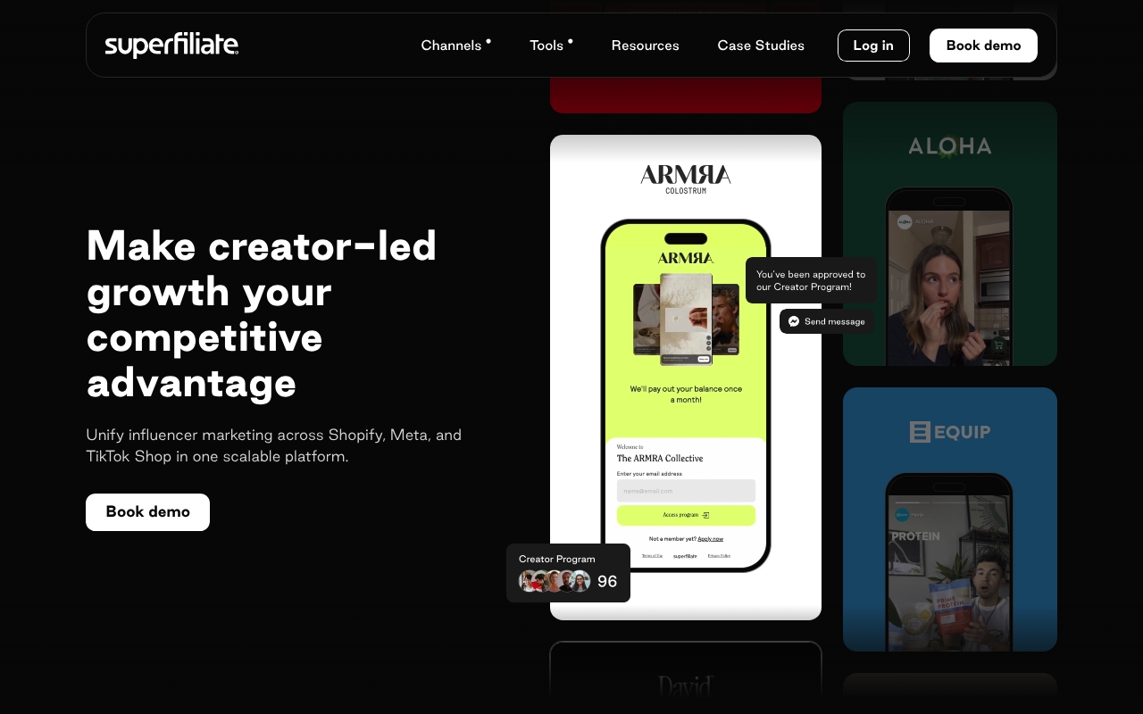 Superfiliate website
