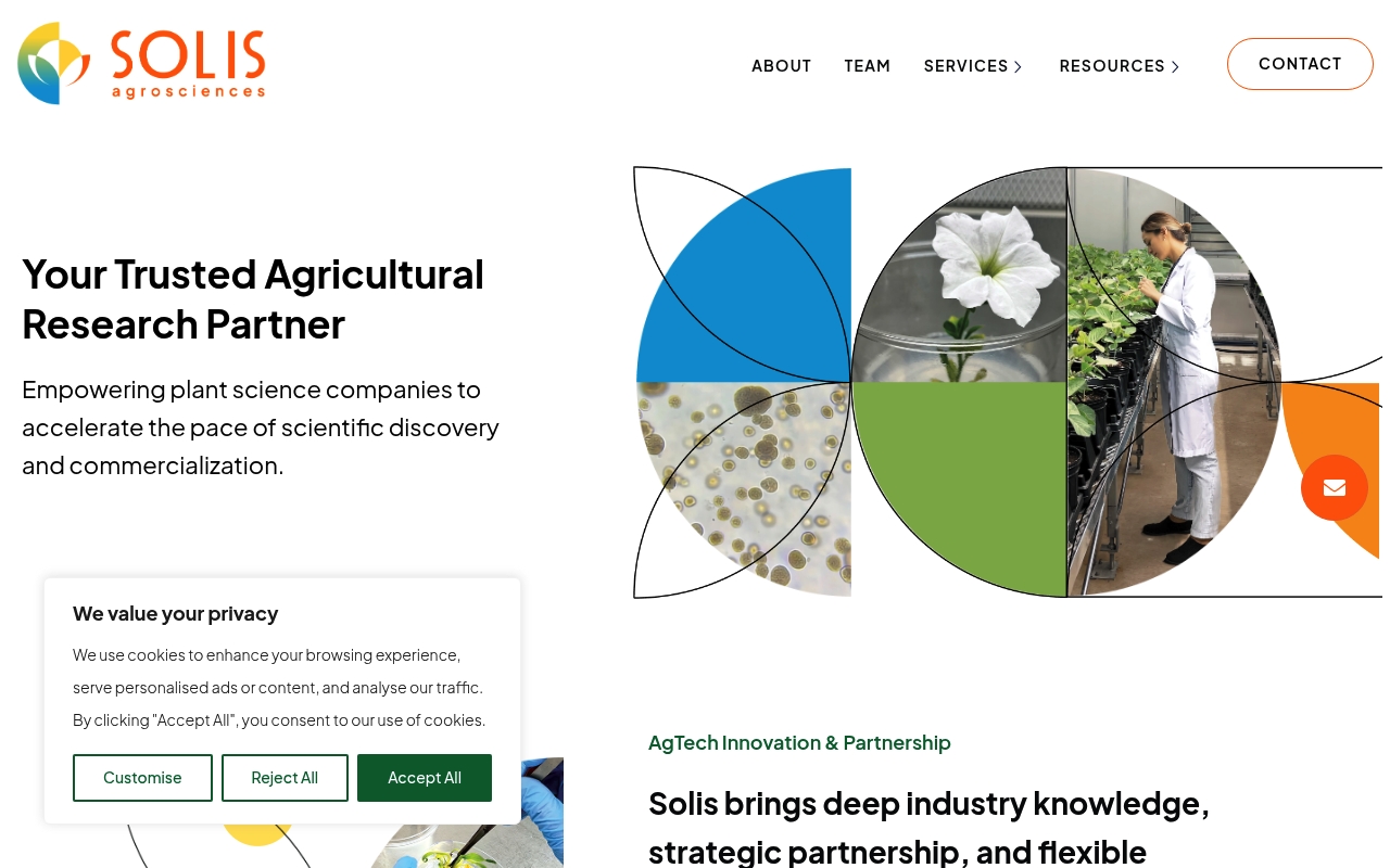 Solis Agrosciences website