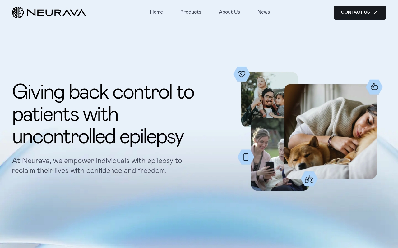 Neurava website