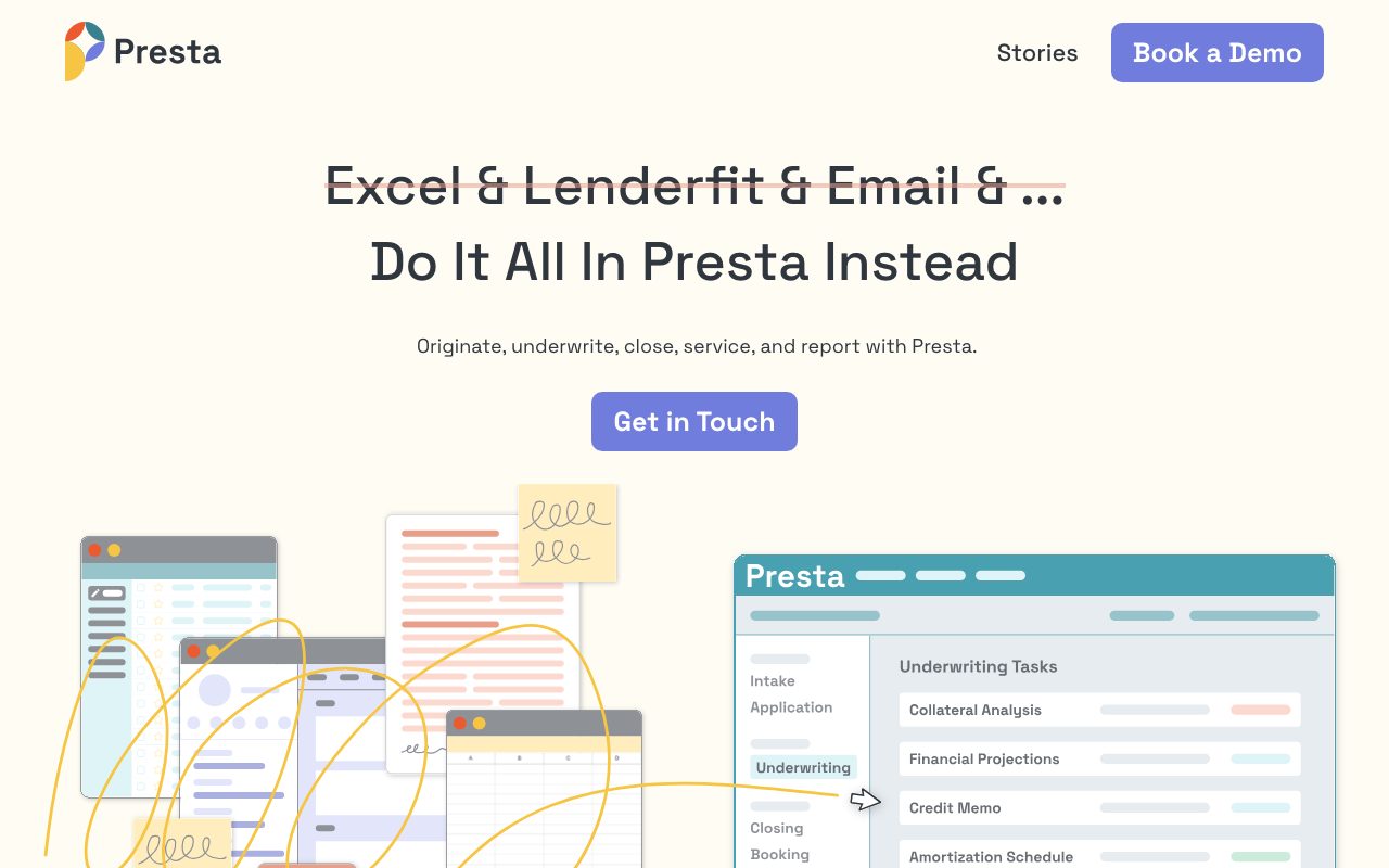 Presta website