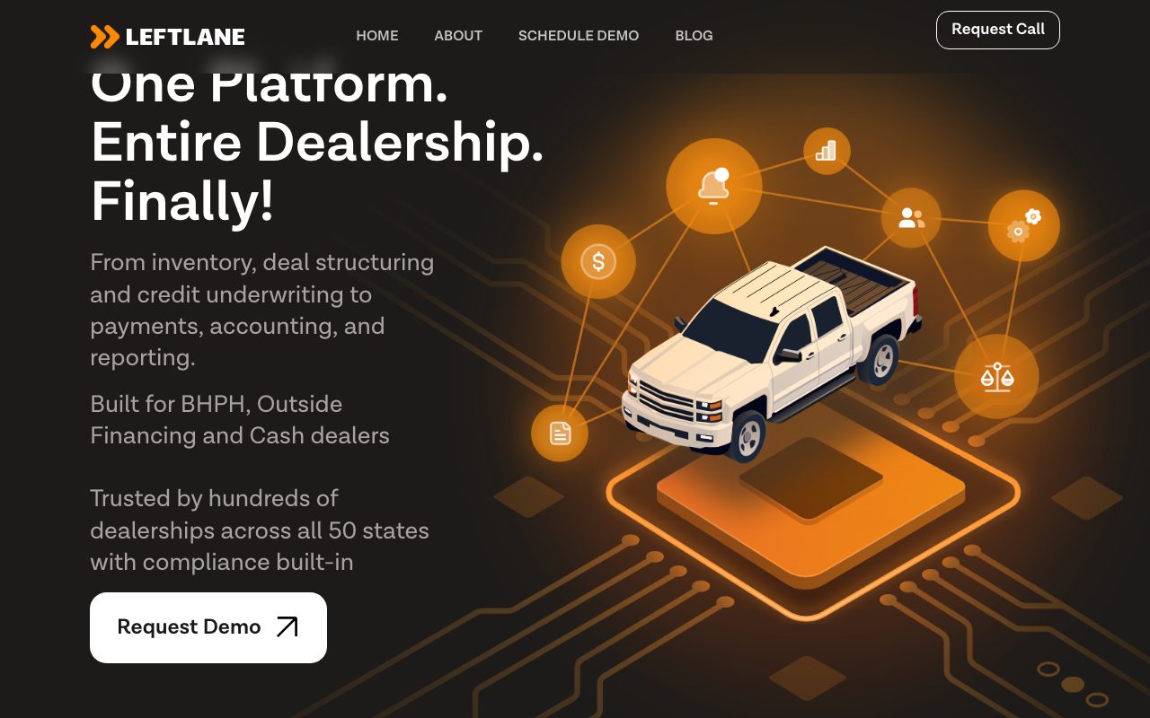 Leftlane Software website