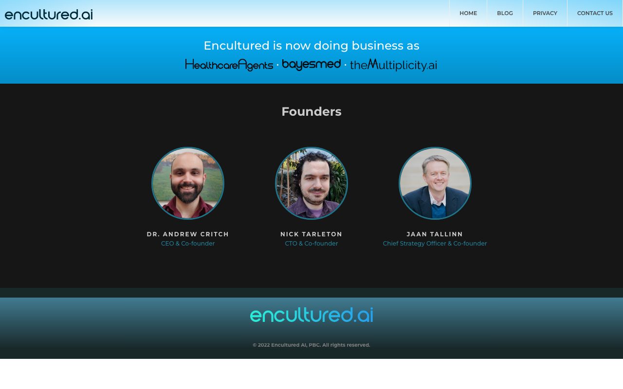 Encultured AI website