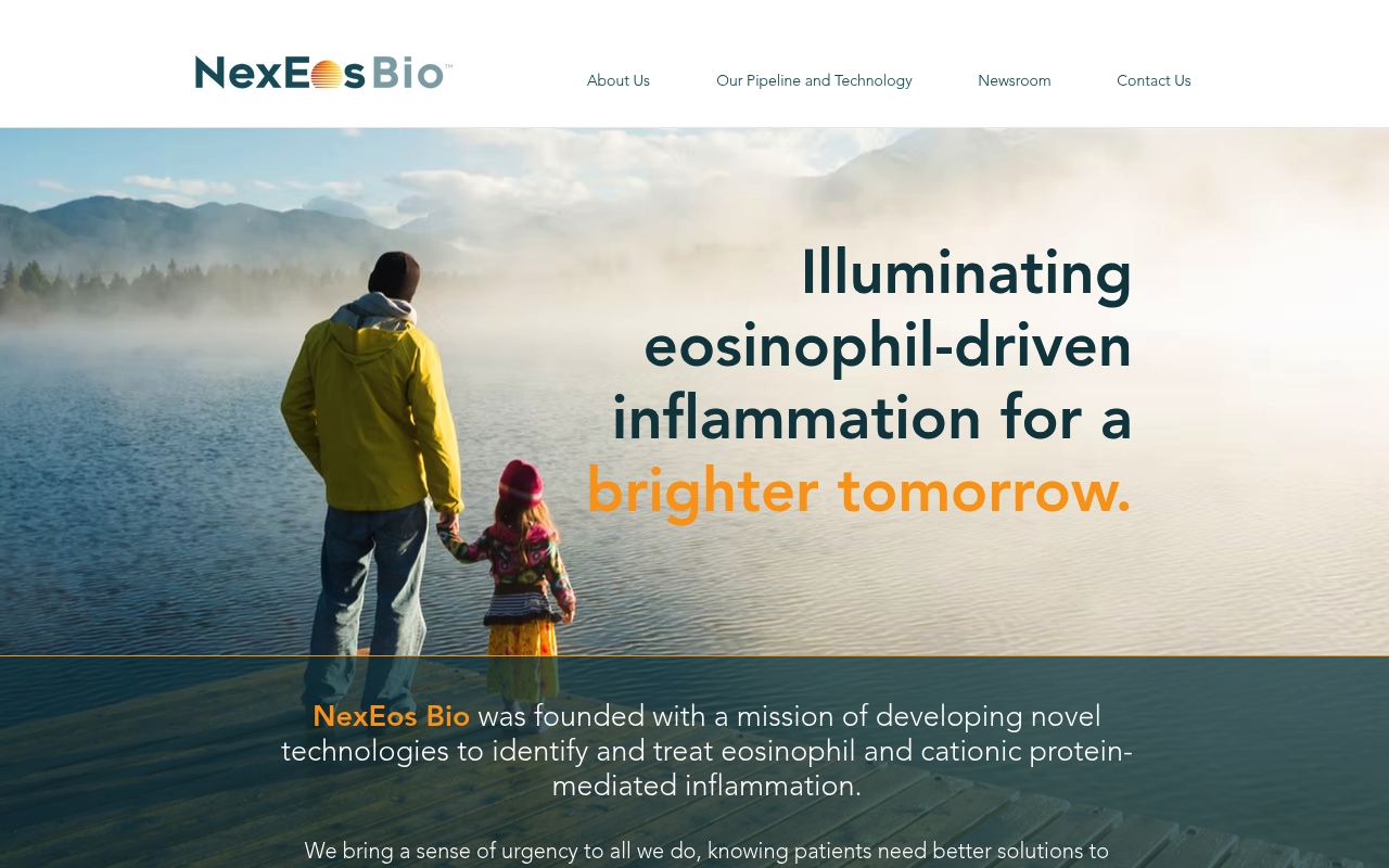 NexEos Bio website