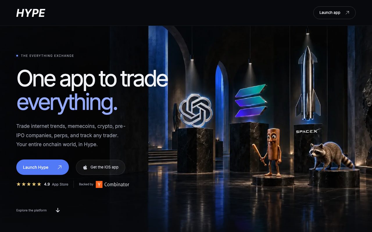 Hype website