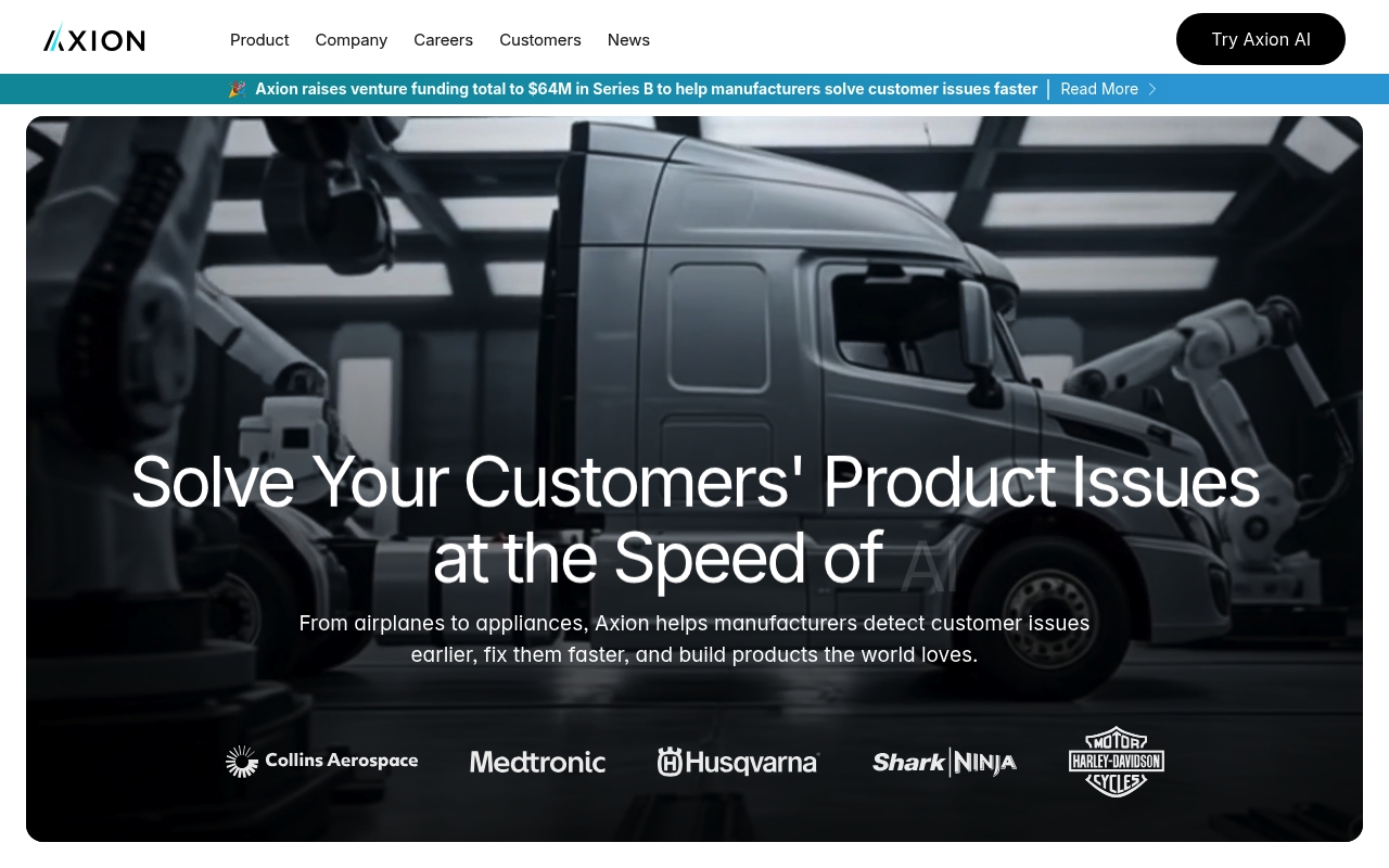 Axion Ray website