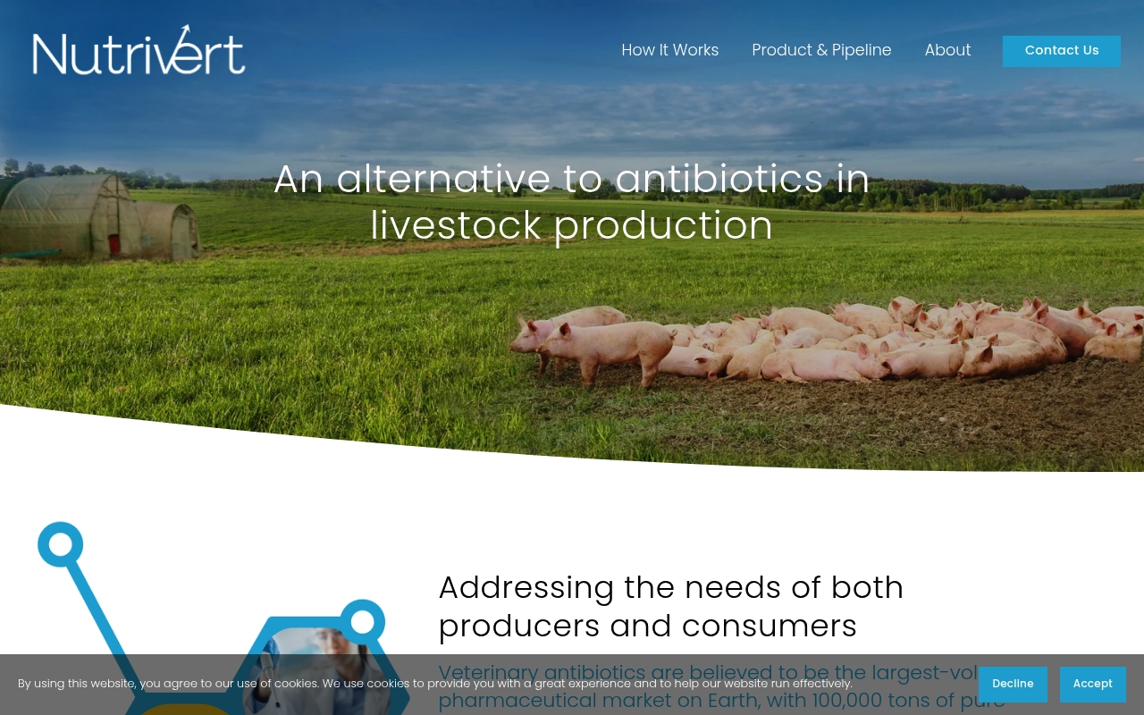 Nutrivert website