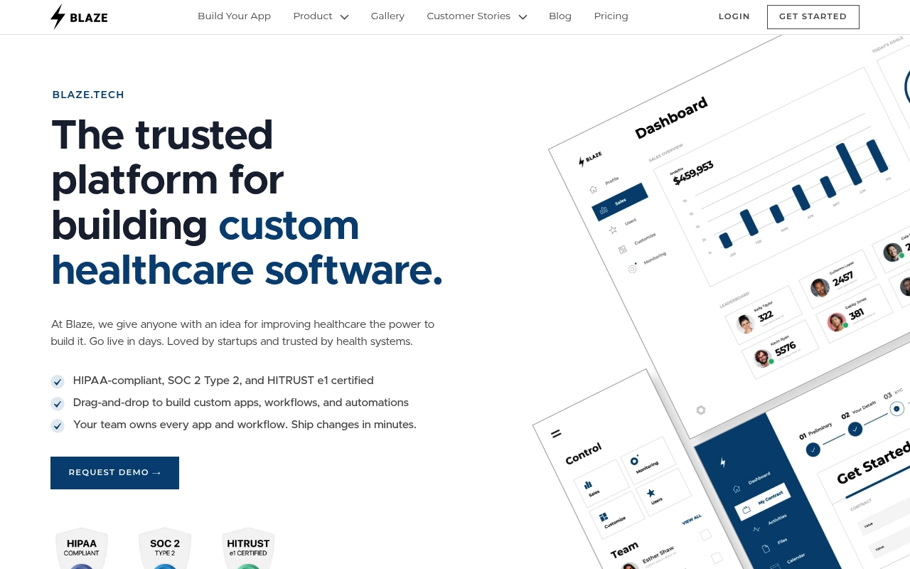 Blaze website
