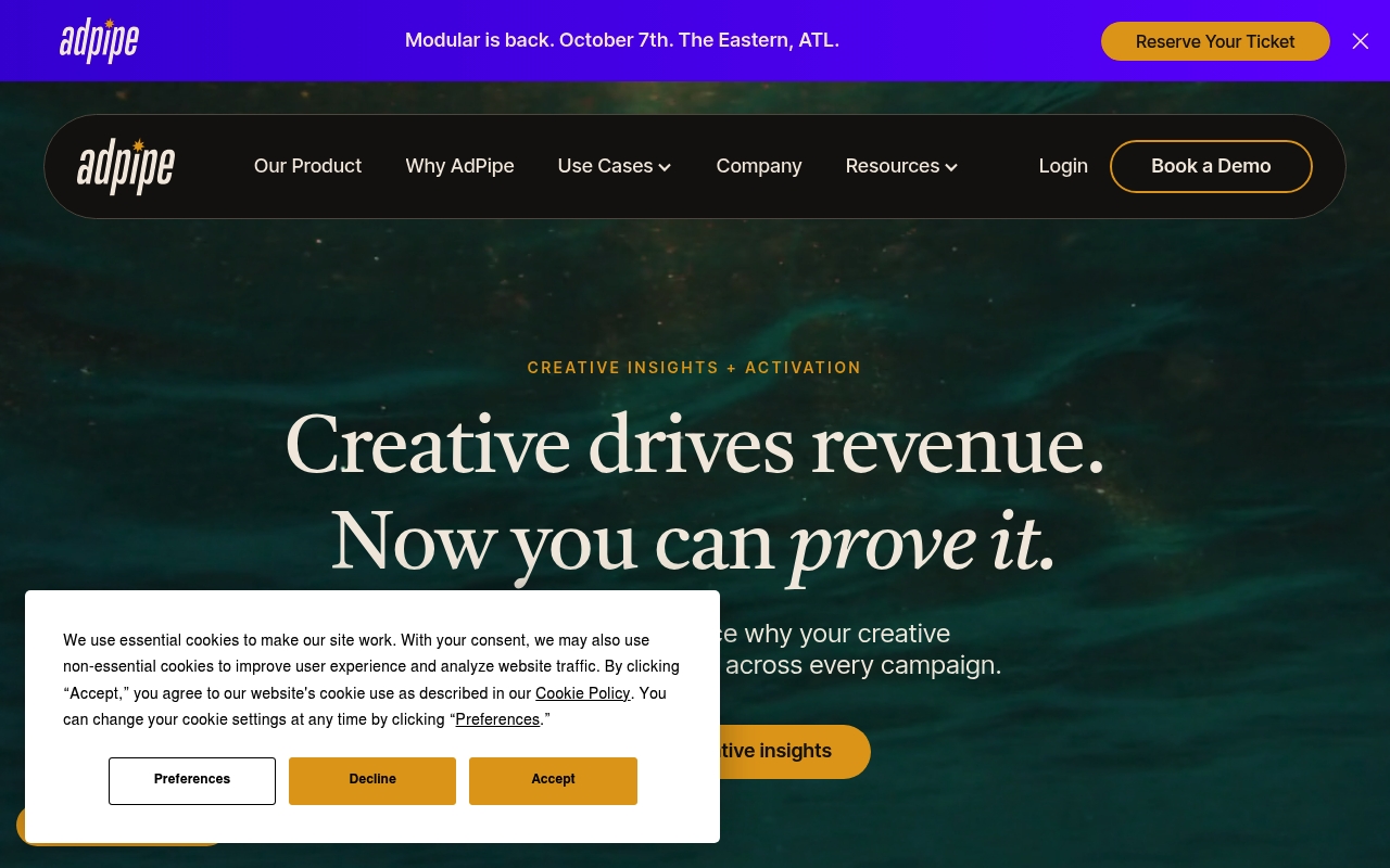 Adpipe website