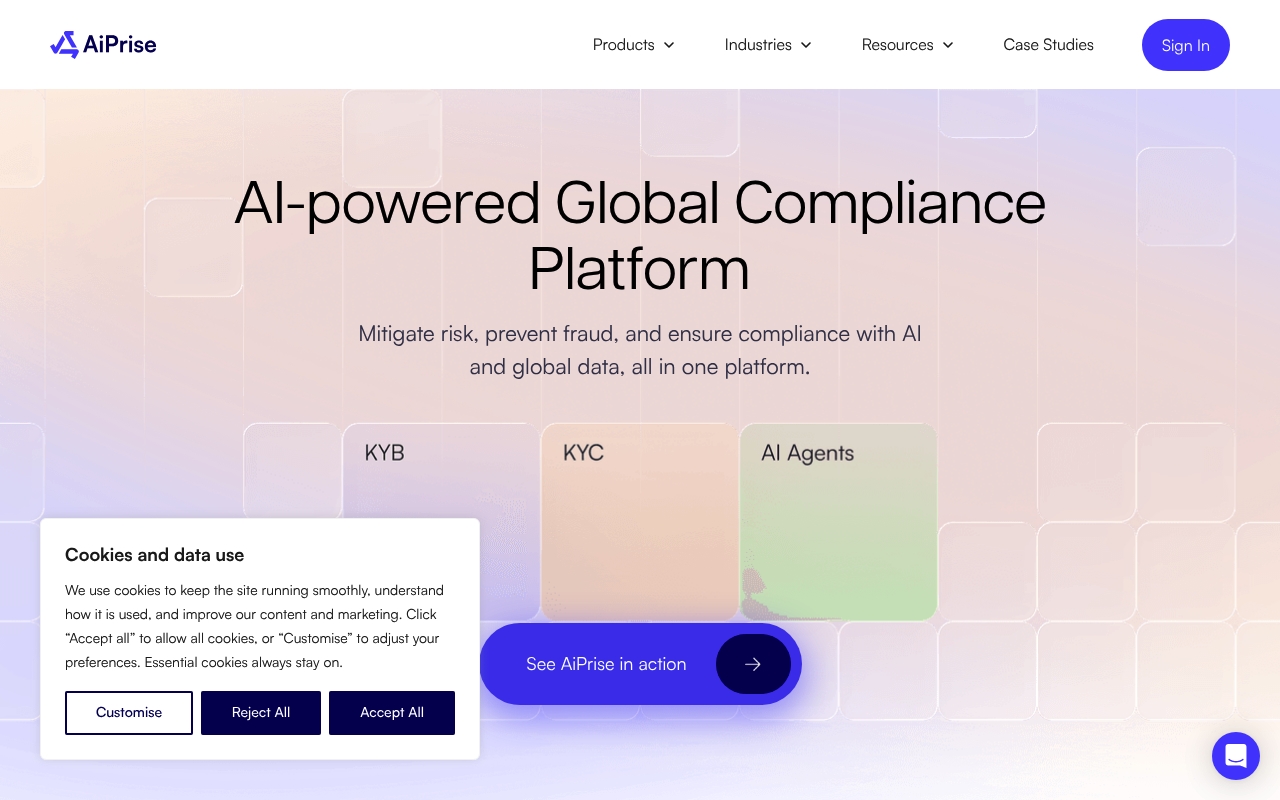 AiPrise website