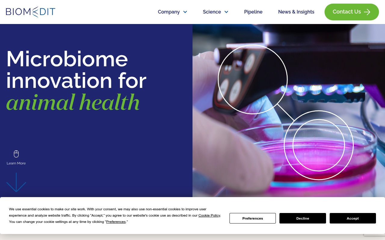 BiomEdit website