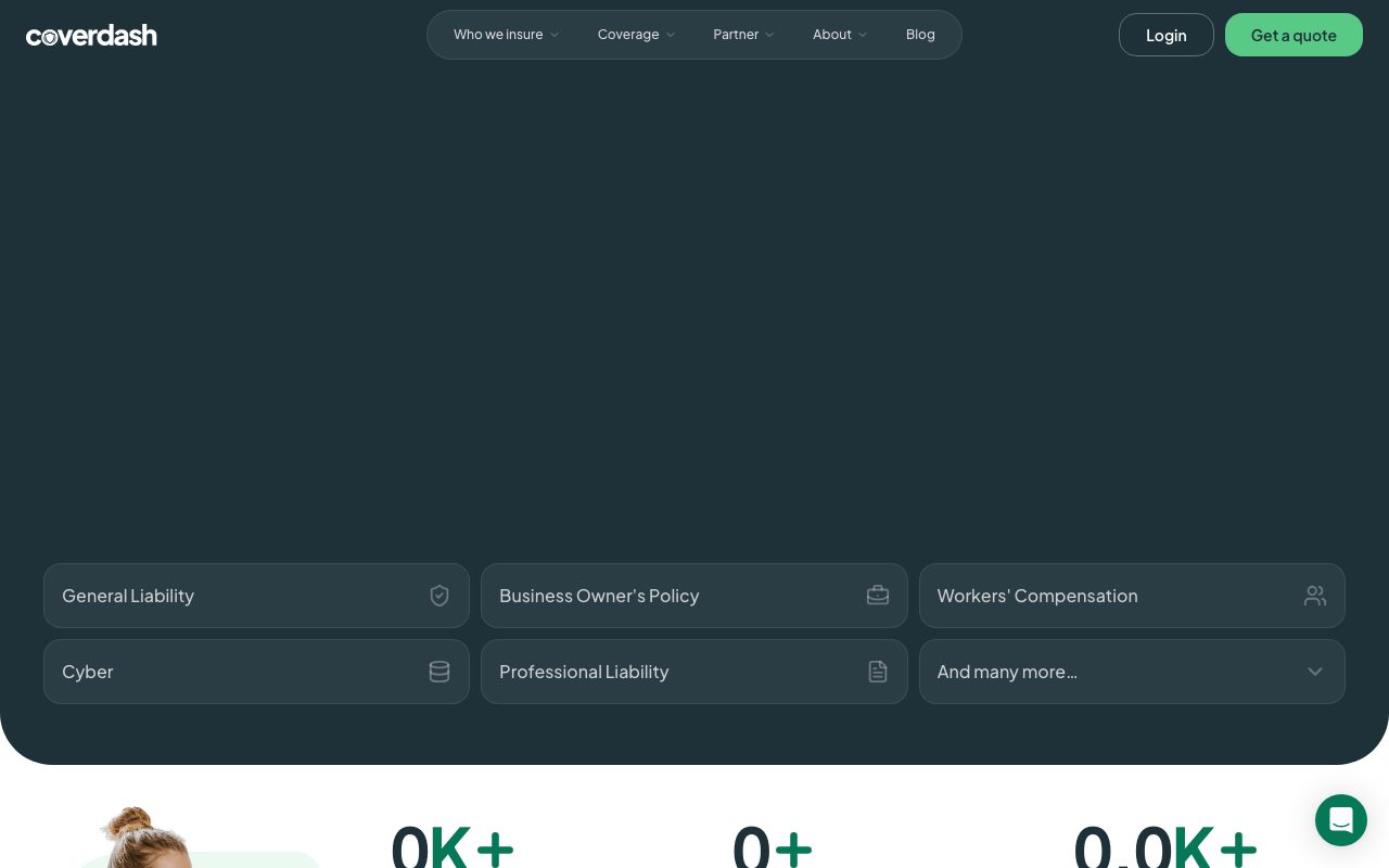 Coverdash website