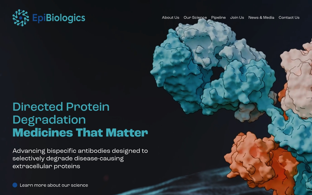 EpiBiologics website