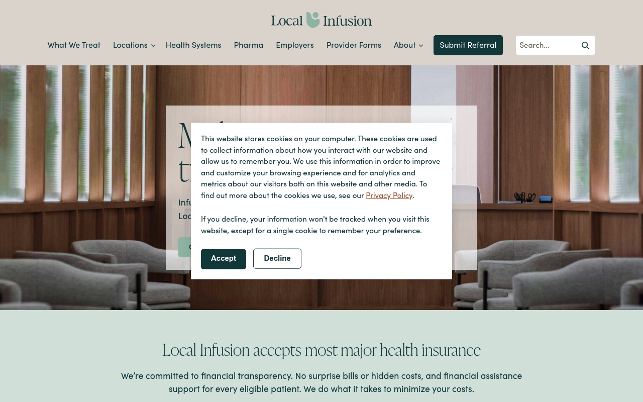 Local Infusion website