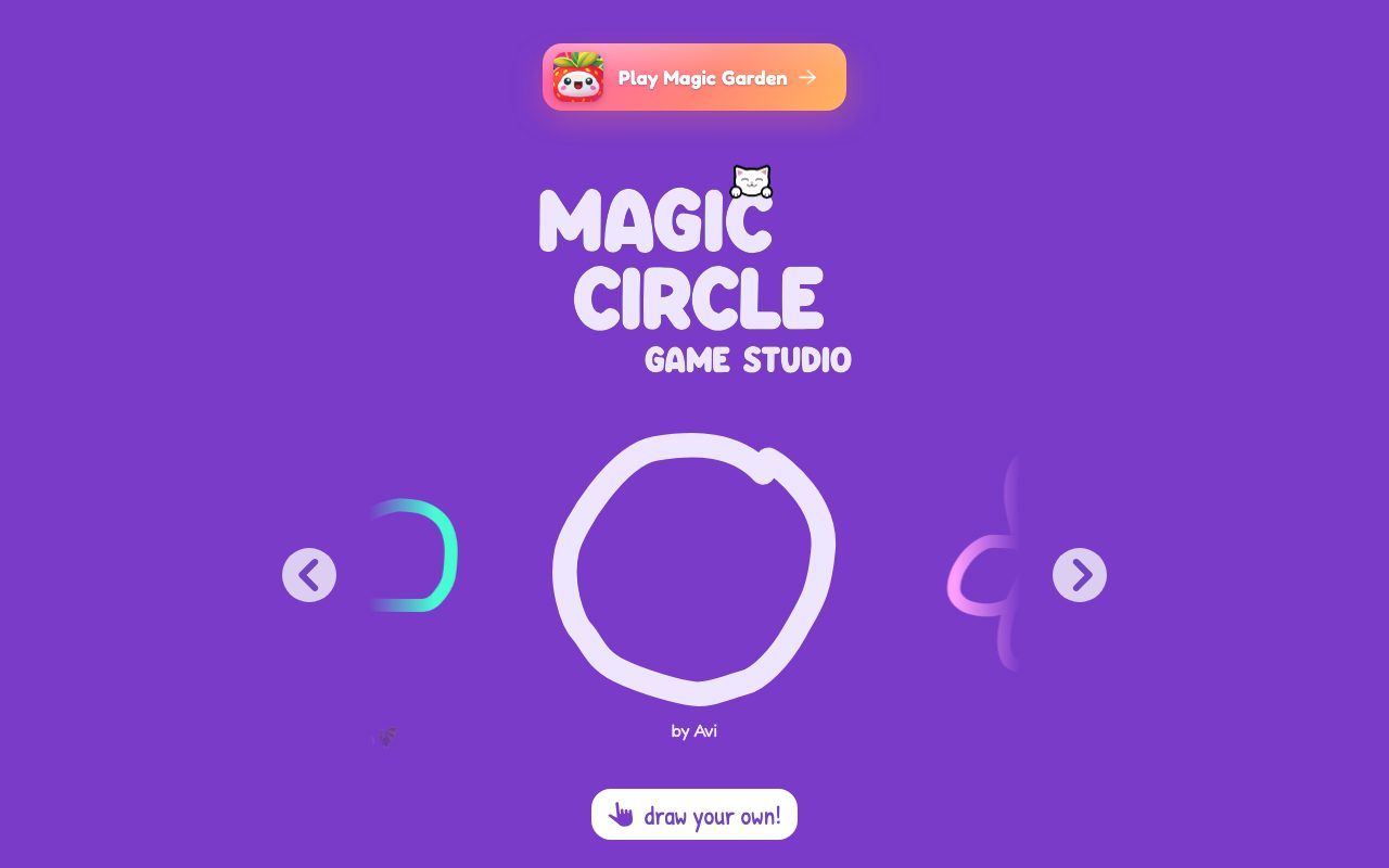 Magic Circle Studio website