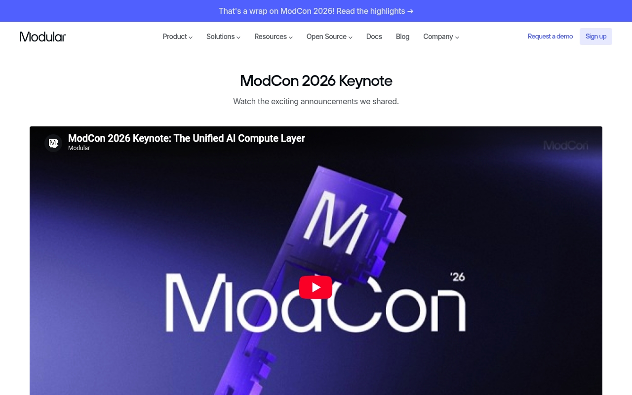 Modular website