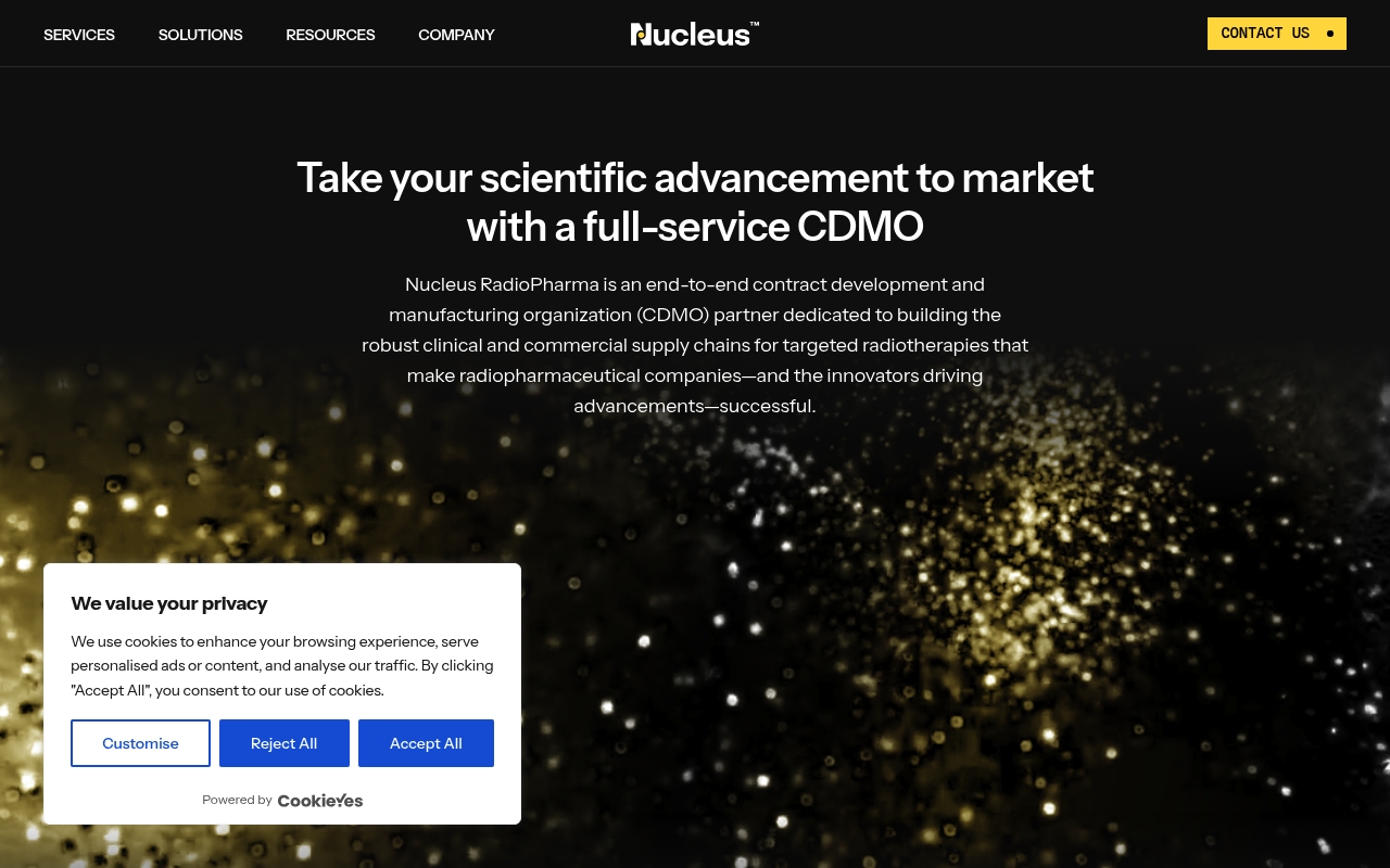 Nucleus RadioPharma website