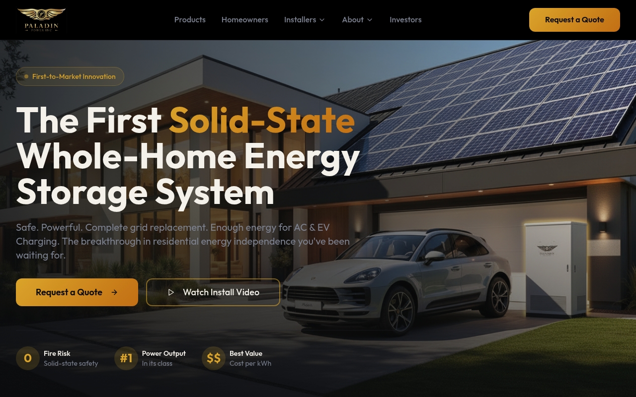 Paladin Power website