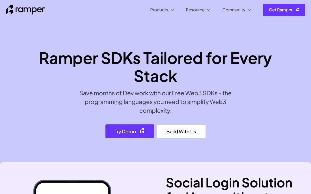 Ramper website