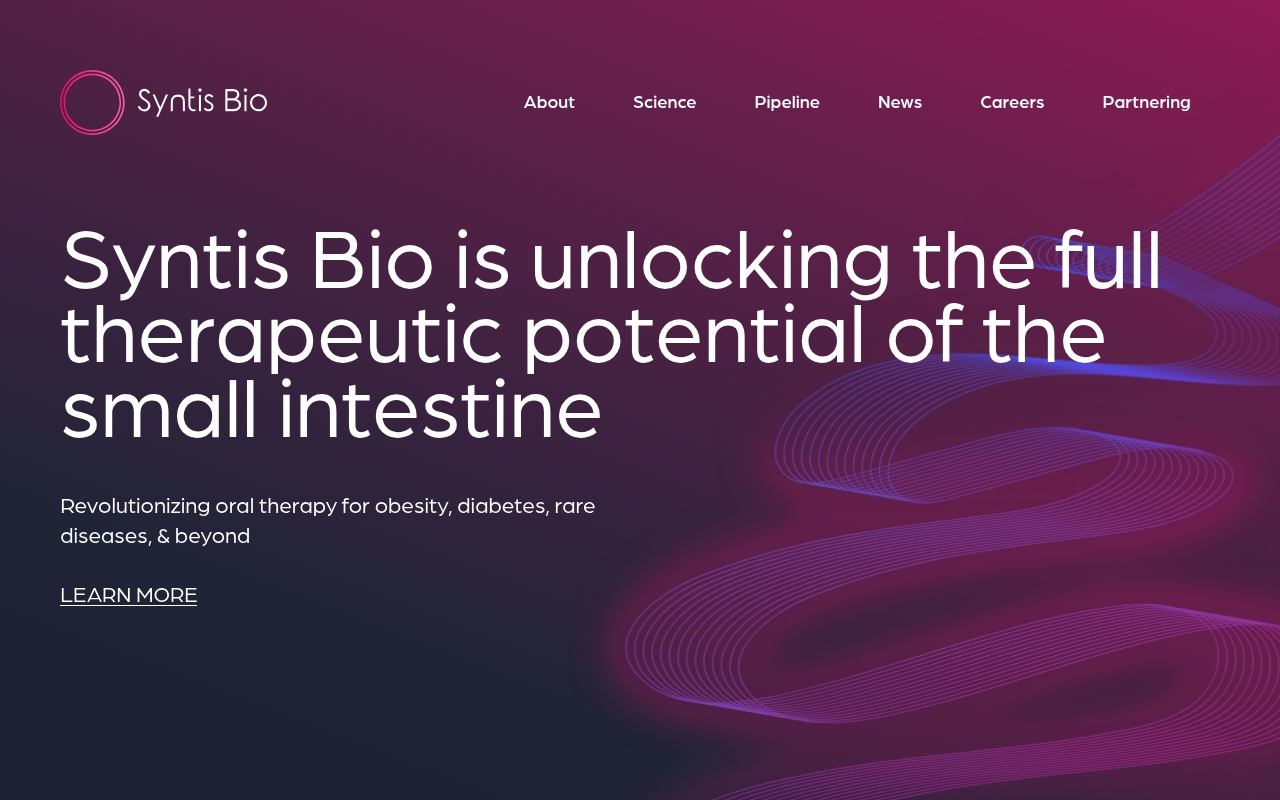 Syntis Bio website