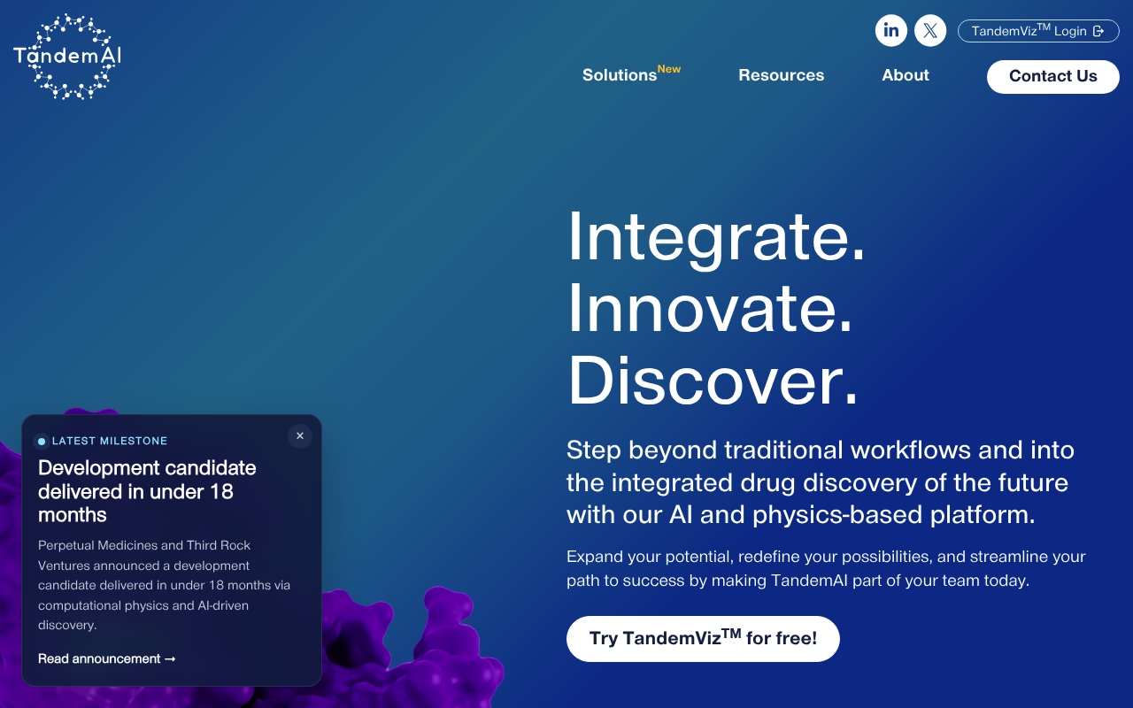 TandemAI website