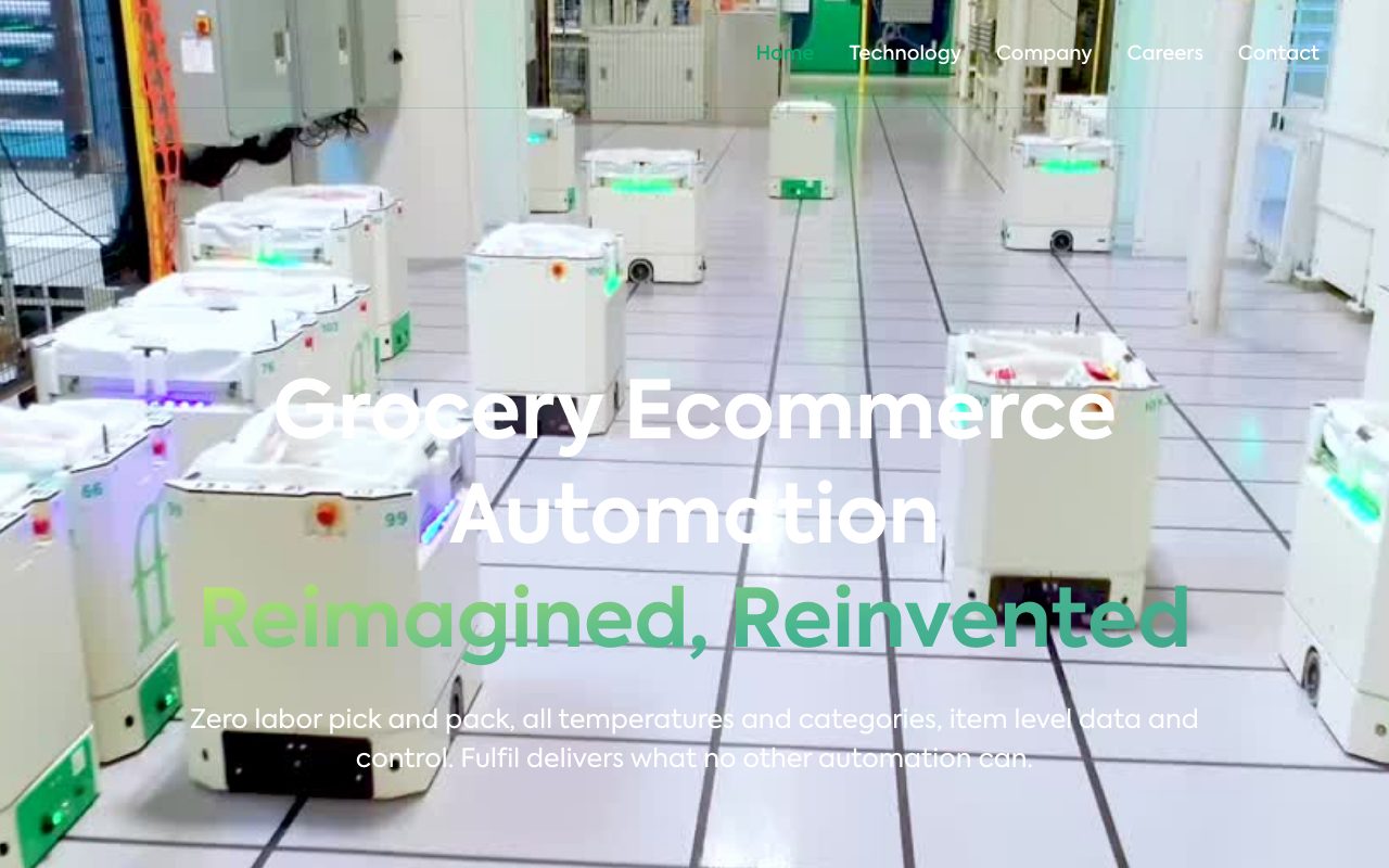 Fulfil Solutions website