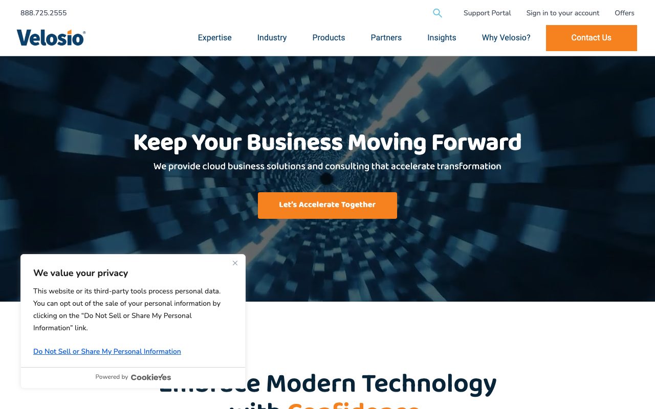 Synergy Business Solutions website