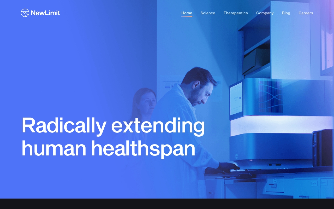 NewLimit website