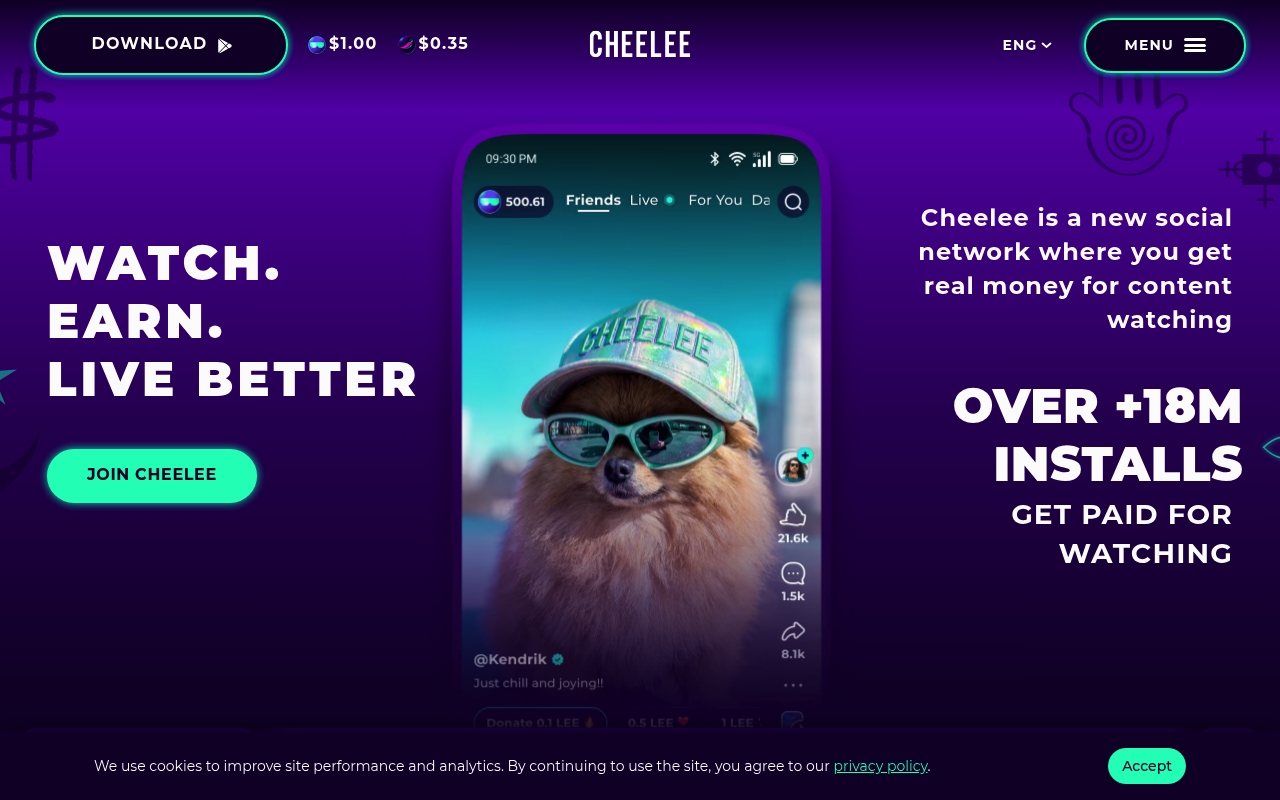 Cheelee website