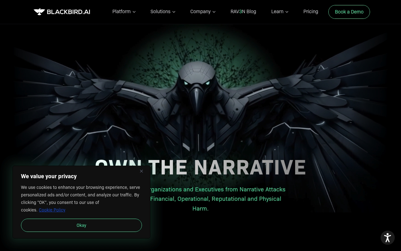 BLACKBIRD.AI website