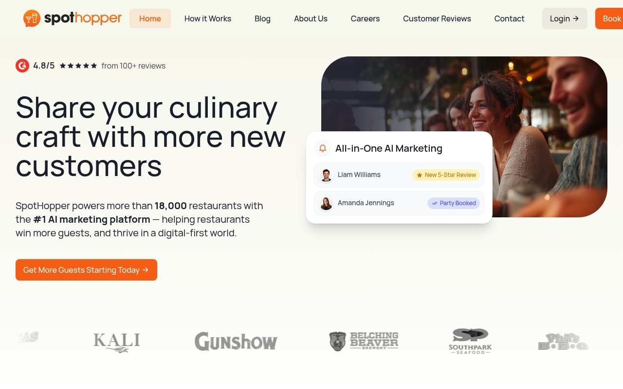 SpotHopper website