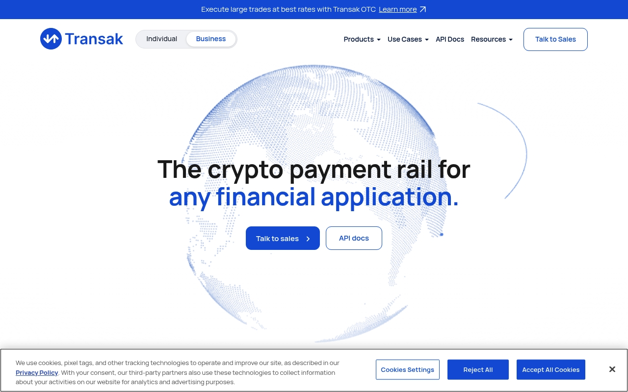 Transak website