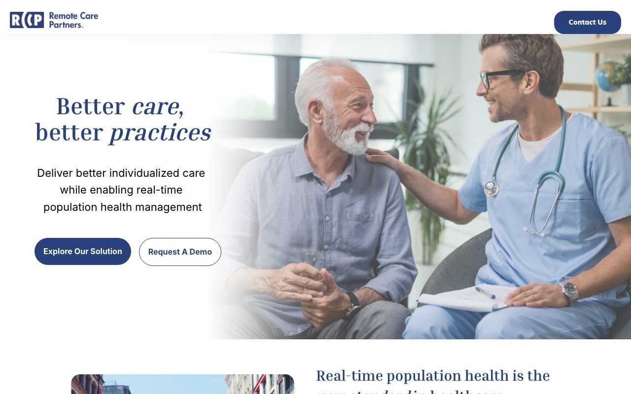 Remote Care Partners website