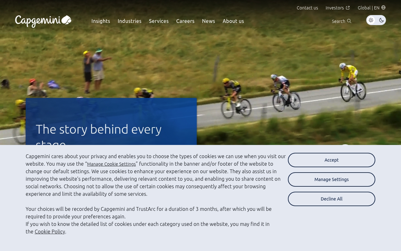 Capgemini website