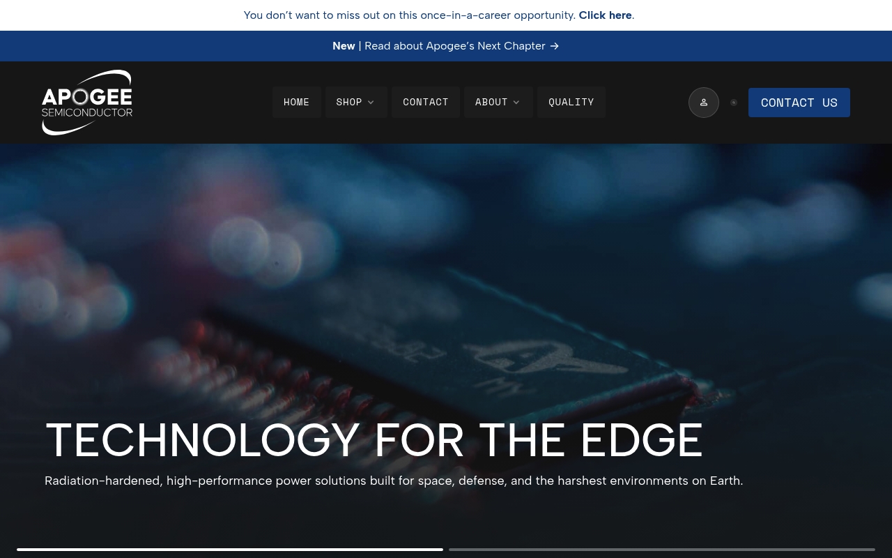 Apogee Semiconductor website