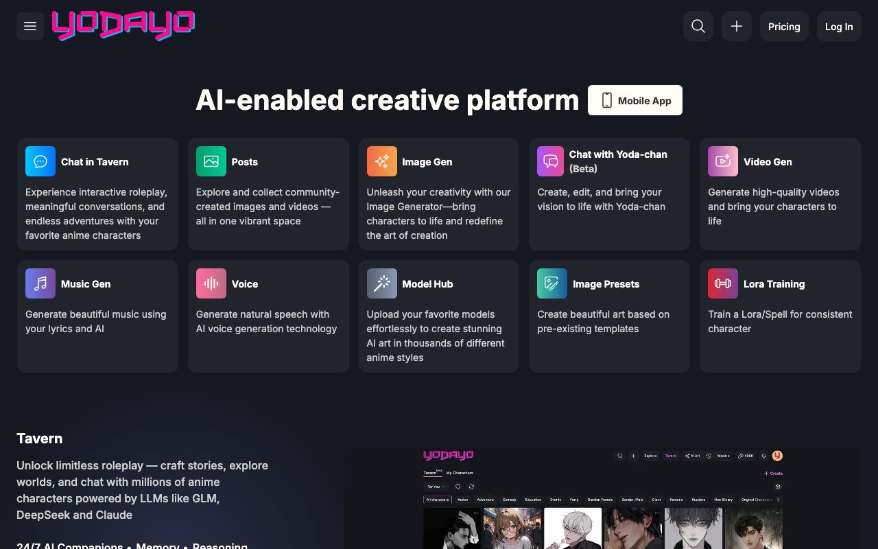 YoDayo website
