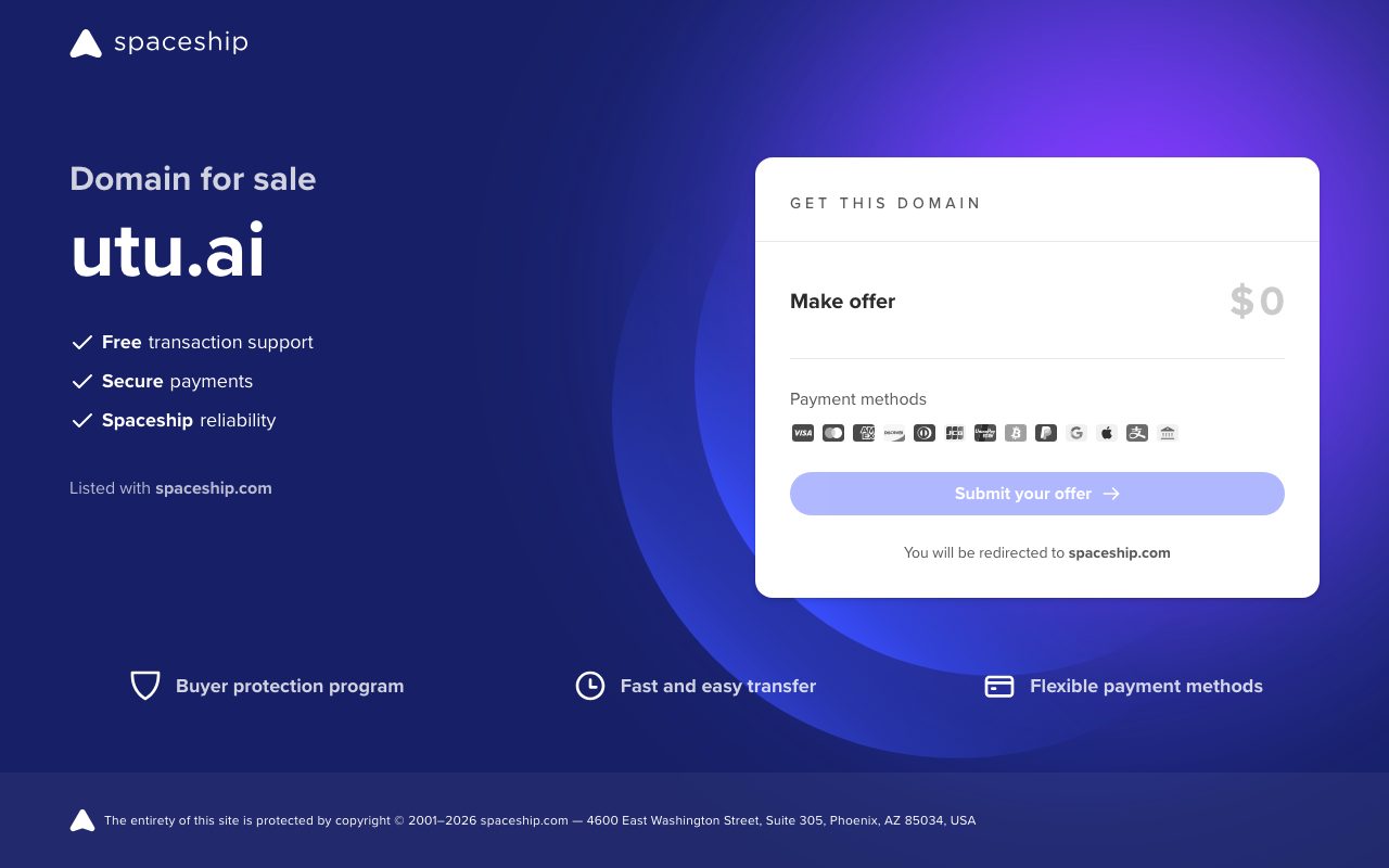 UTu.ai website