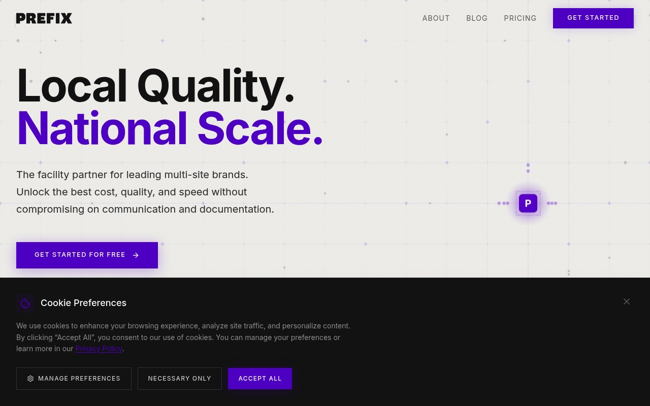 Prefix Maintenance website