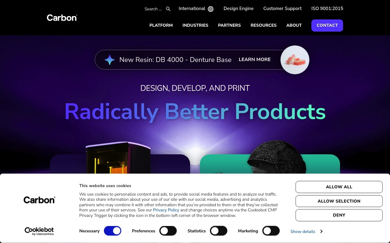 Carbon website